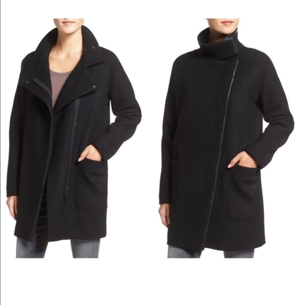 Madewell City Grid Wool Coat Size 0/XS